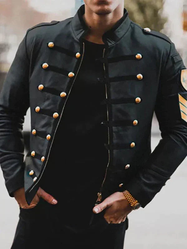 Men's Thin Coat | Modern Military Style 1