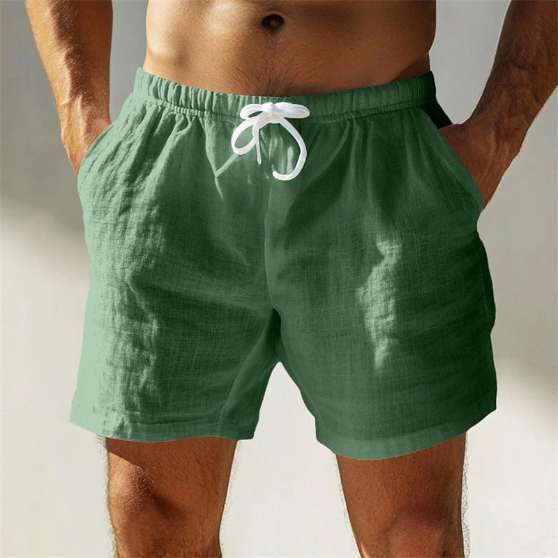 Dylan Cotton Men's Shorts - Breathable Cut with Loose Fit and Summer Half Thigh Length 2