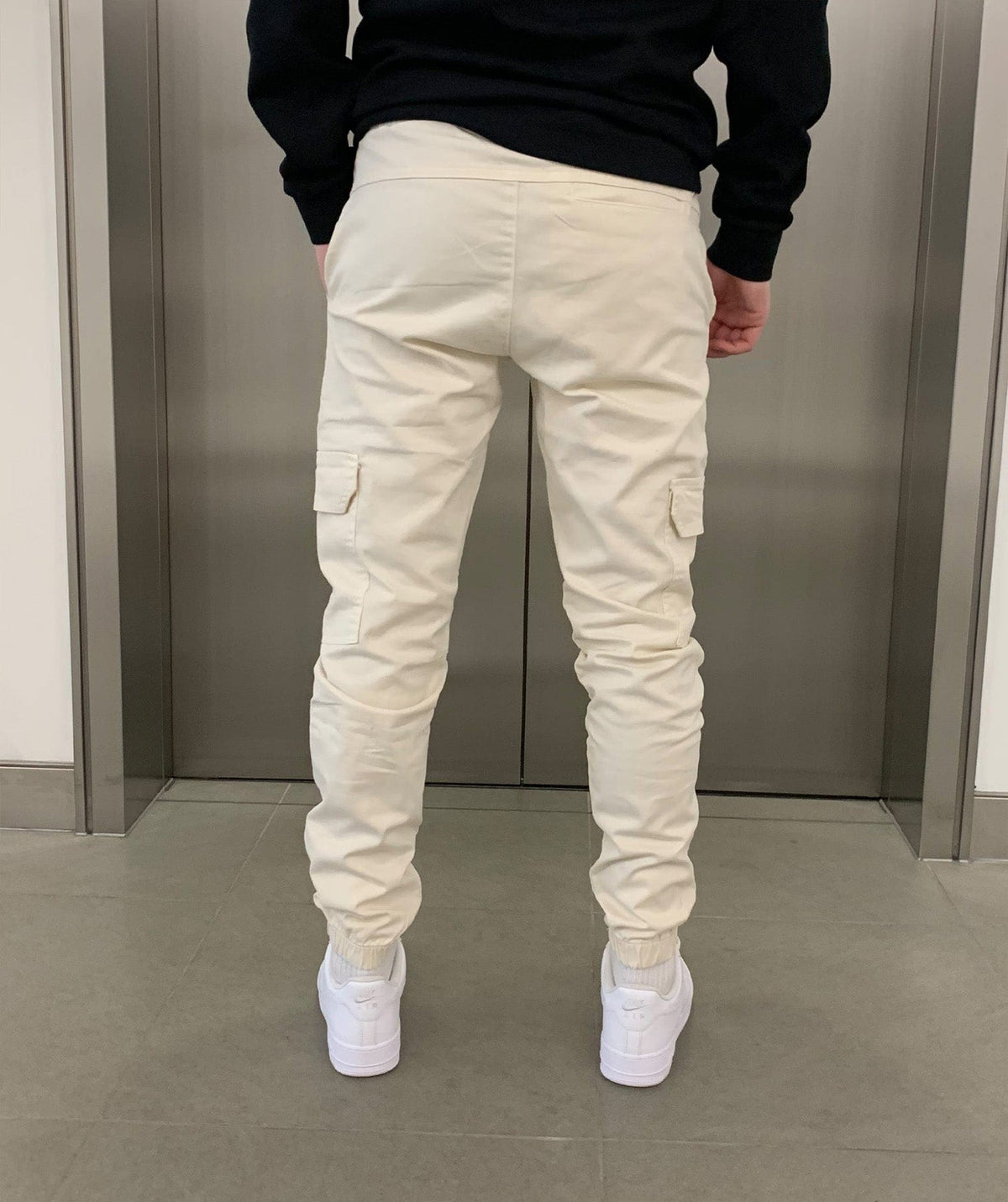 Men's Cargo Jogger Pants | Elastic Waistband & Functional Pockets 13