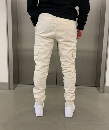 Men's Cargo Jogger Pants | Elastic Waistband & Functional Pockets 13