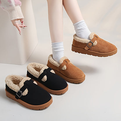 Women's Ankle Boots Warm Lining Non Slip Sole Strap 11