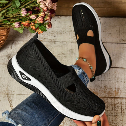 Women's Slip On Shoes Ergonomic Cushioned Comfort Trainers 14