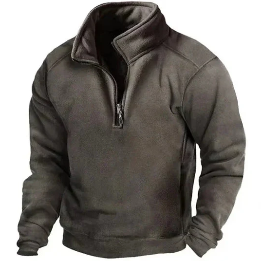Men's Windproof Winter Sweater Knit Jumper Modern Fit 1