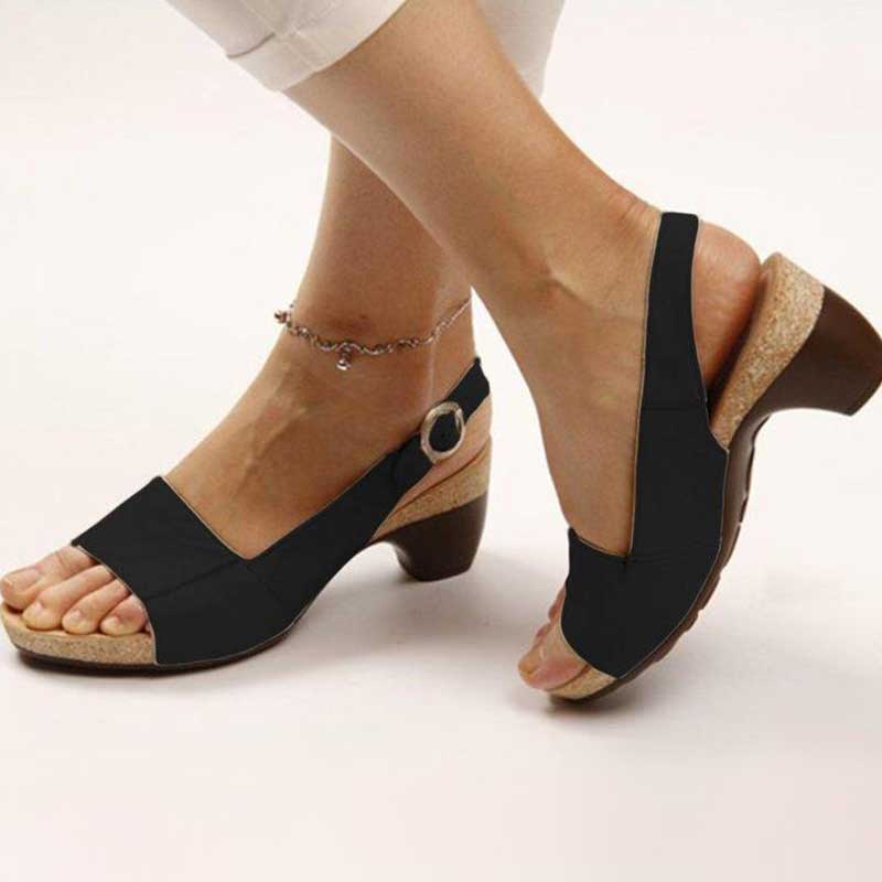 Elarova | Women's Orthopedic Comfort Sandals in Beige 1