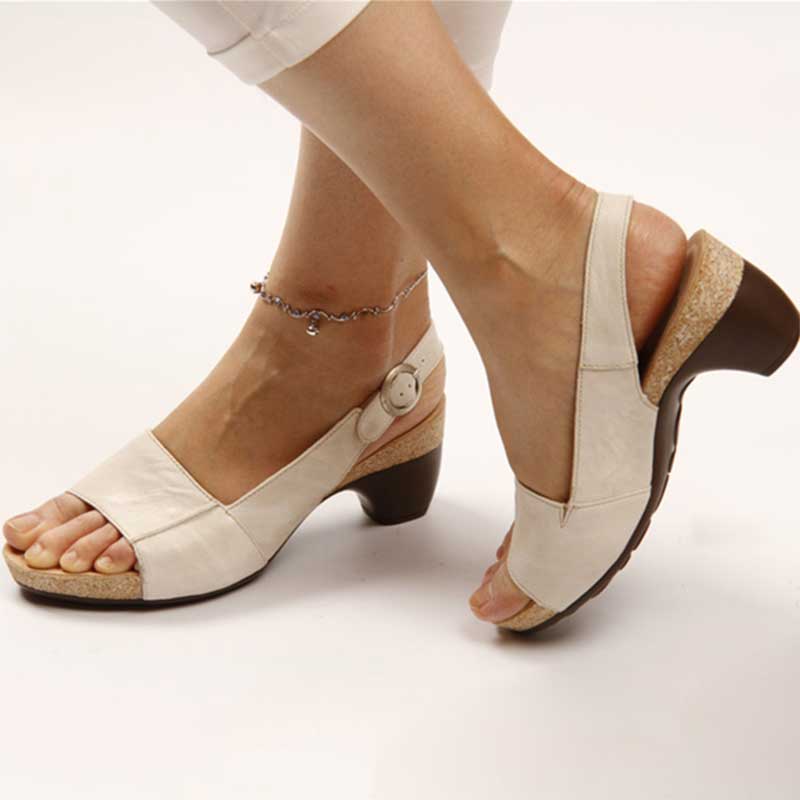 Elarova | Women's Orthopedic Comfort Sandals in Beige 2