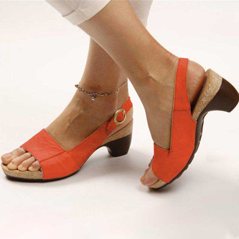 Elarova | Women's Orthopedic Comfort Sandals in Beige 3