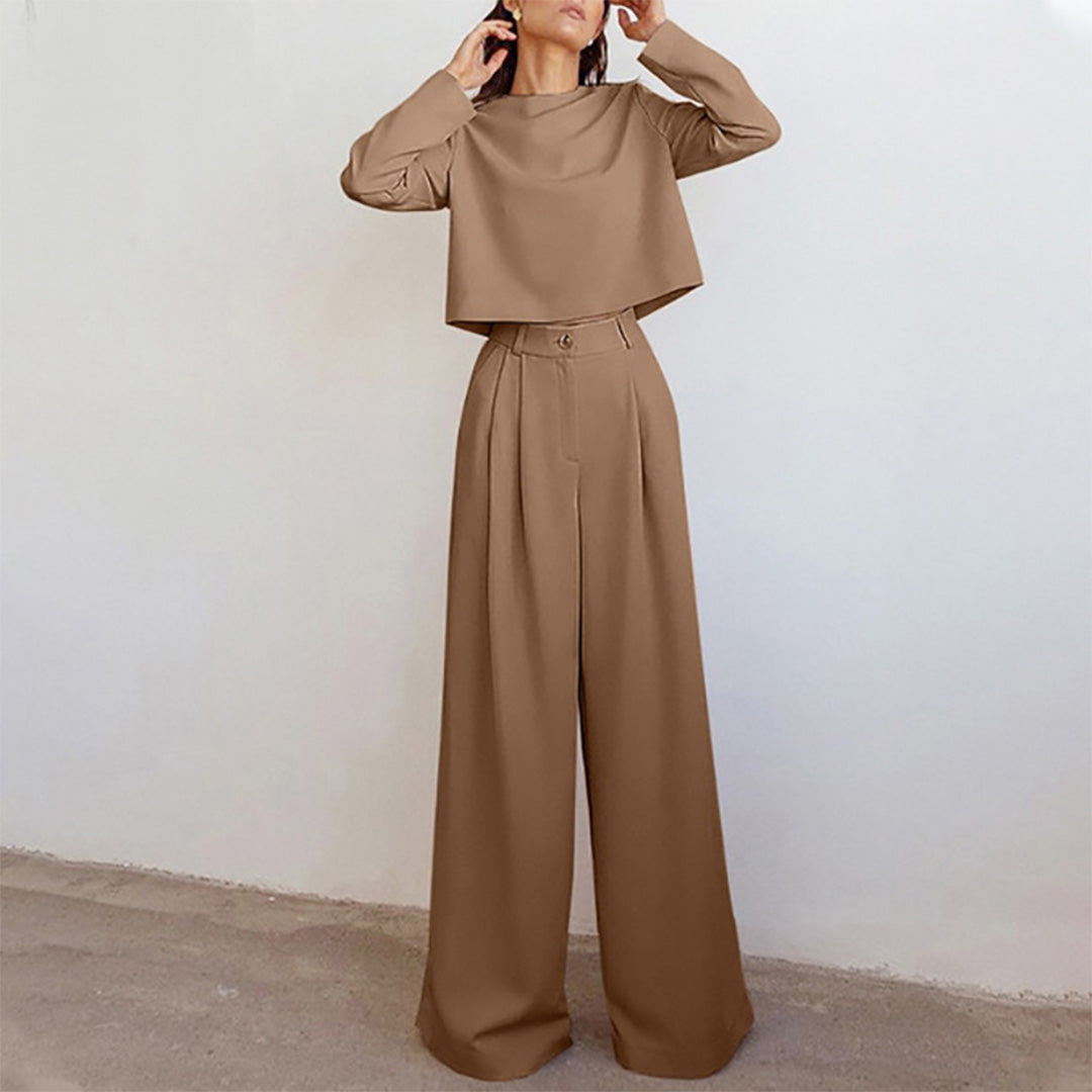 Elegant Two-Piece Palazzo Set 8