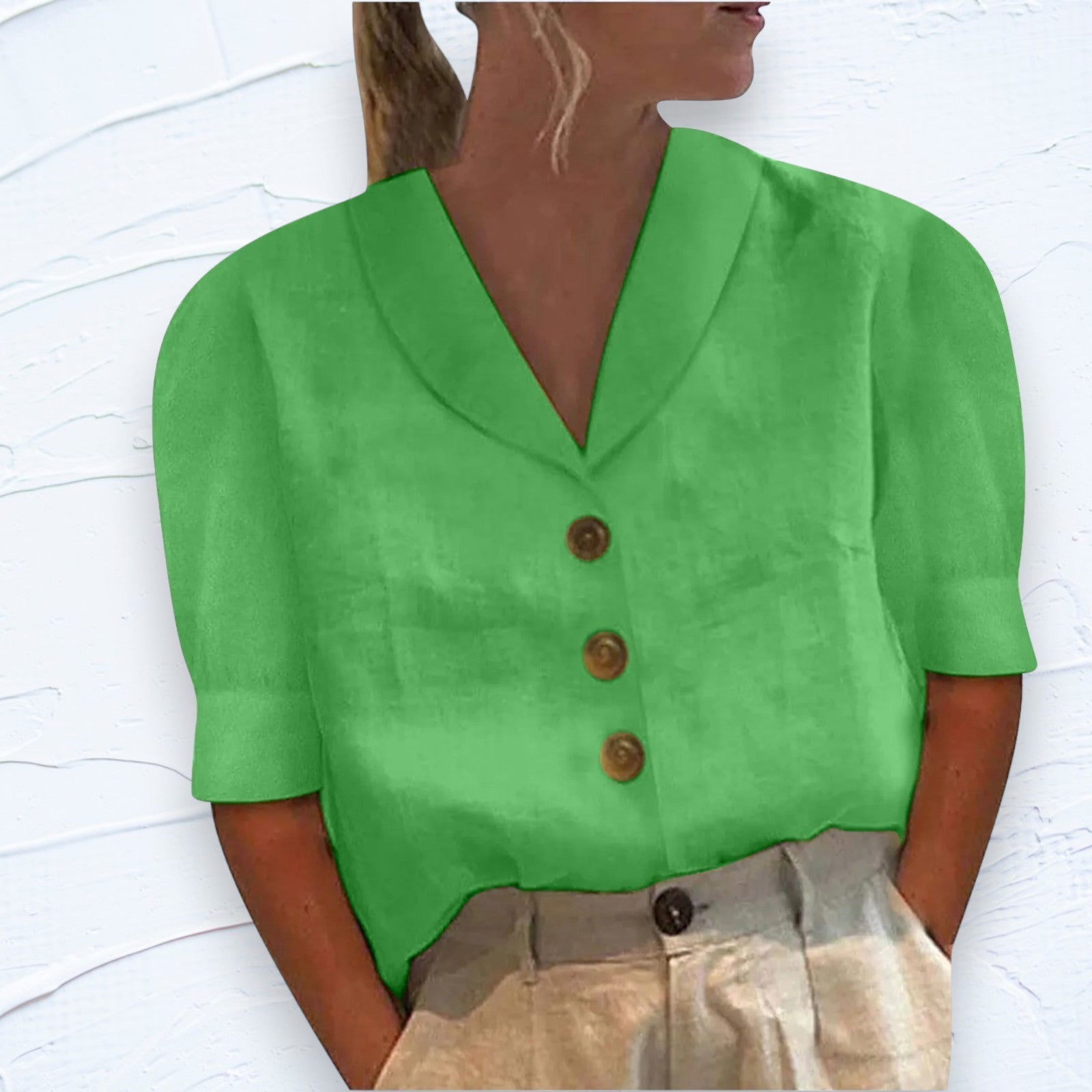 Elegant linen top - Eryn 4