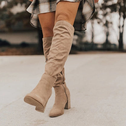 Eliana Suede Knee Boots for Chic Fall Style