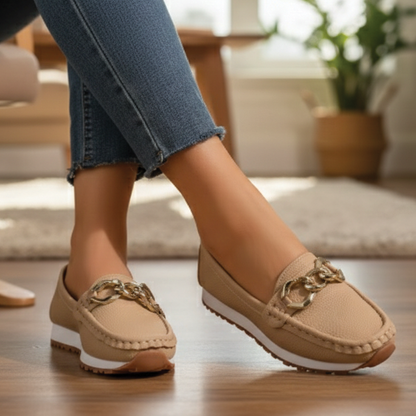 Ellie - Chic Buckle Loafers for Any Occasion