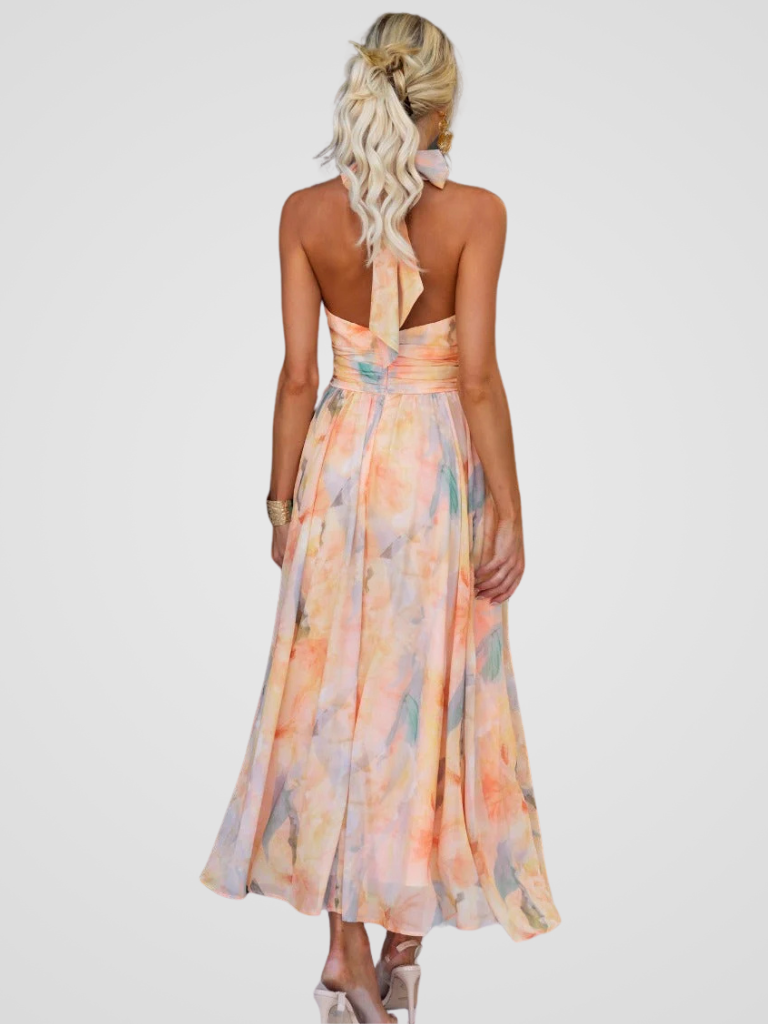 Elviana | Chic Midi Dress for Special Occasions