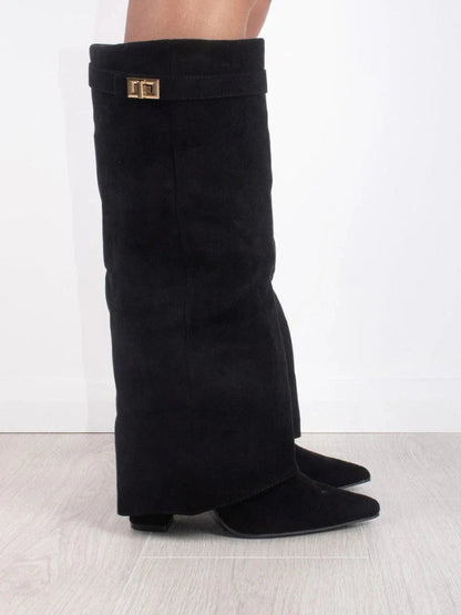 Emily | Stylish Women's Thigh-High Boots with Buckle