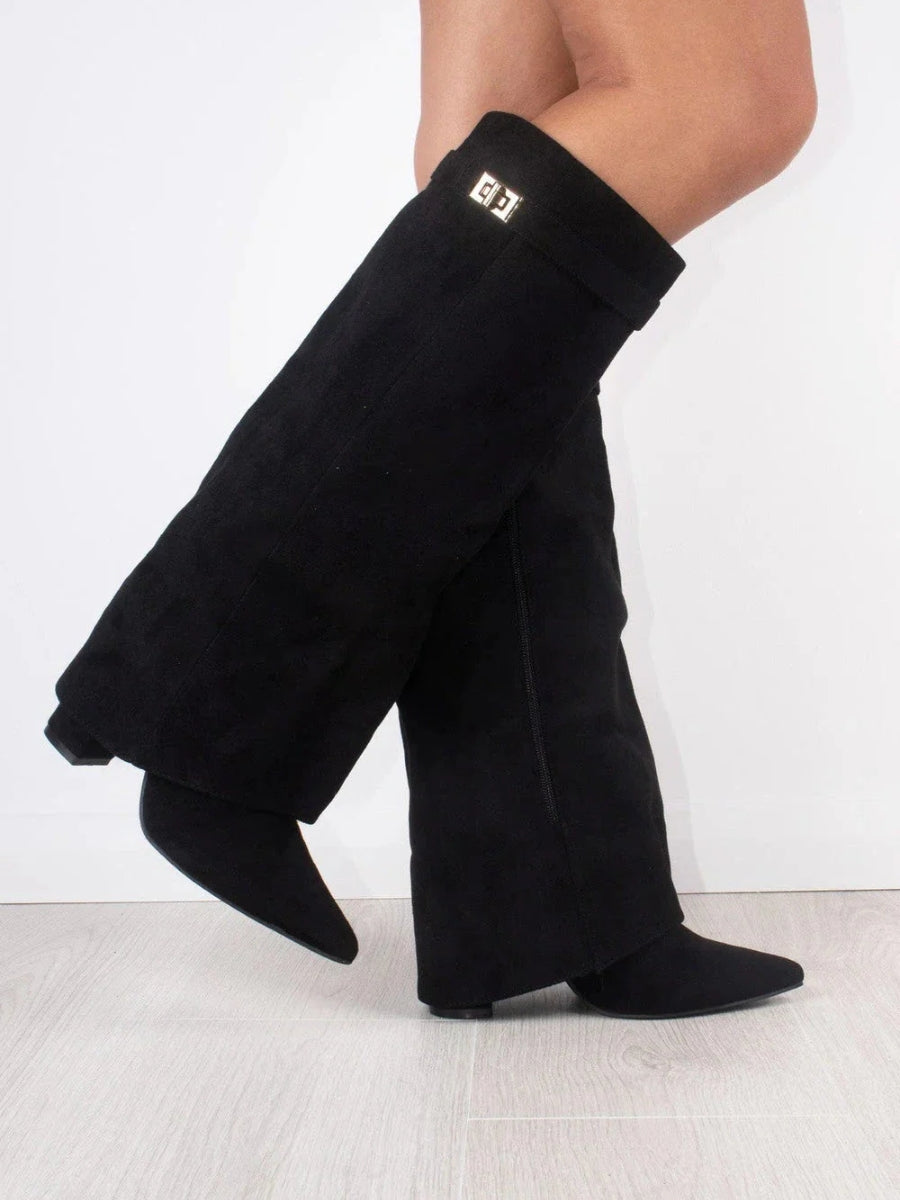 Emily | Stylish Women's Thigh-High Boots with Buckle
