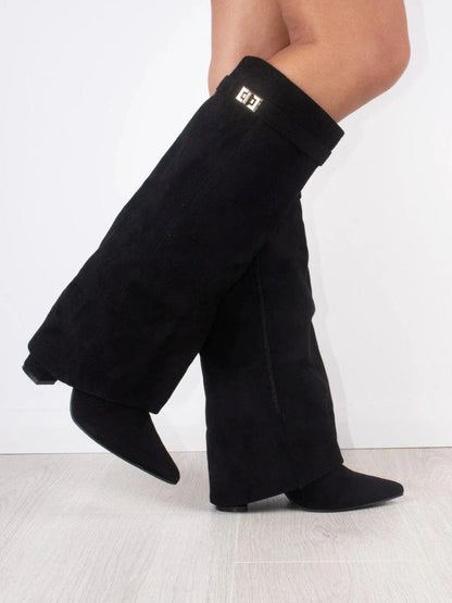 Emily | Stylish Women's Thigh-High Boots with Buckle