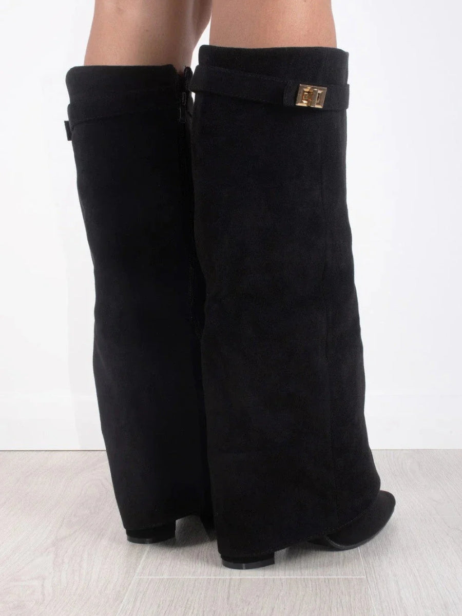 Emily | Stylish Women's Thigh-High Boots with Buckle