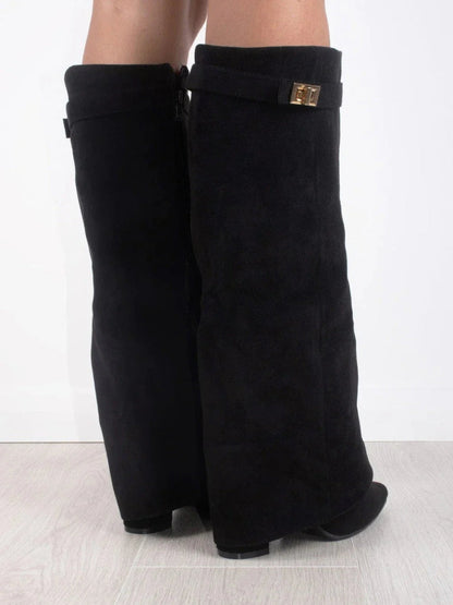 Emily | Stylish Women's Thigh-High Boots with Buckle