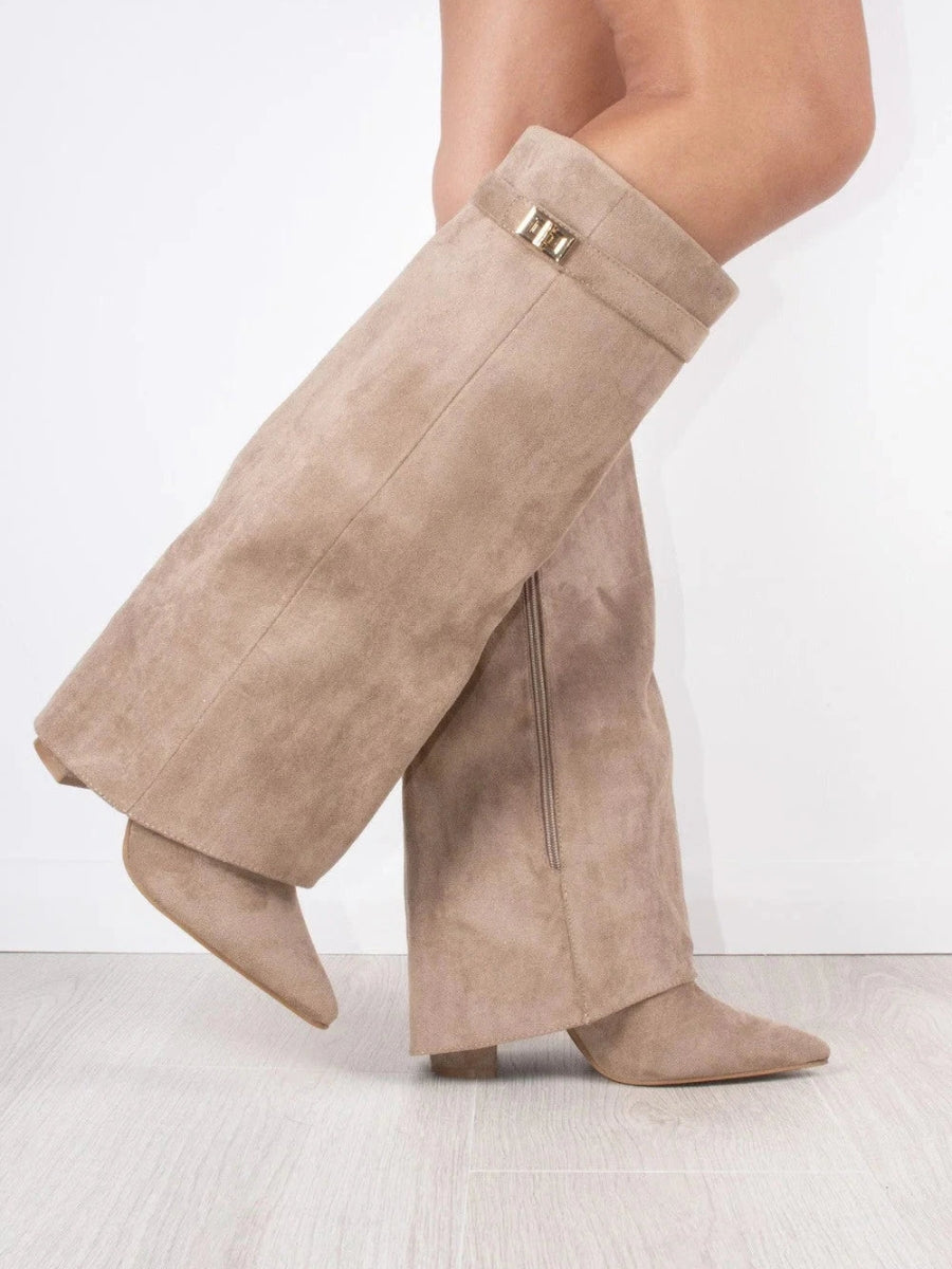 Emily | Stylish Women's Thigh-High Boots with Buckle