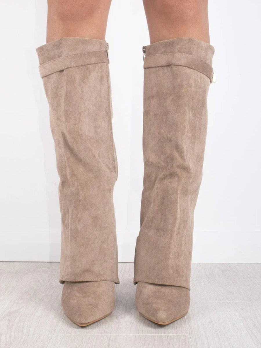 Emily | Stylish Women's Thigh-High Boots with Buckle