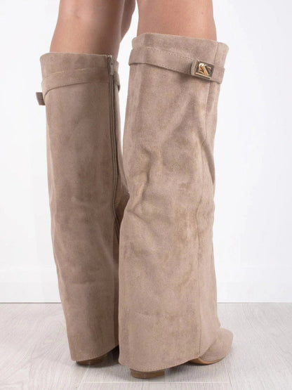 Emily | Stylish Women's Thigh-High Boots with Buckle