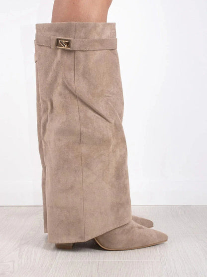Emily | Stylish Women's Thigh-High Boots with Buckle