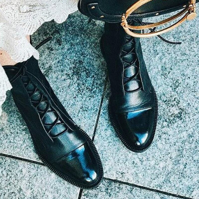 Emma - Stylish Vegan Leather Winter Boots for Every Occasion
