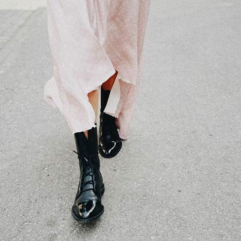 Emma - Stylish Vegan Leather Winter Boots for Every Occasion