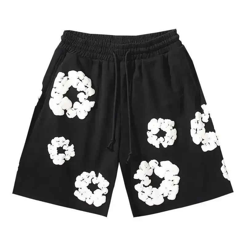 Emma | Unisex Floral Print Streetwear Shorts – Summer Casual Bottoms 3