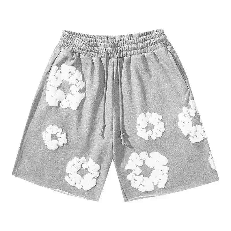 Emma | Unisex Floral Print Streetwear Shorts – Summer Casual Bottoms 6