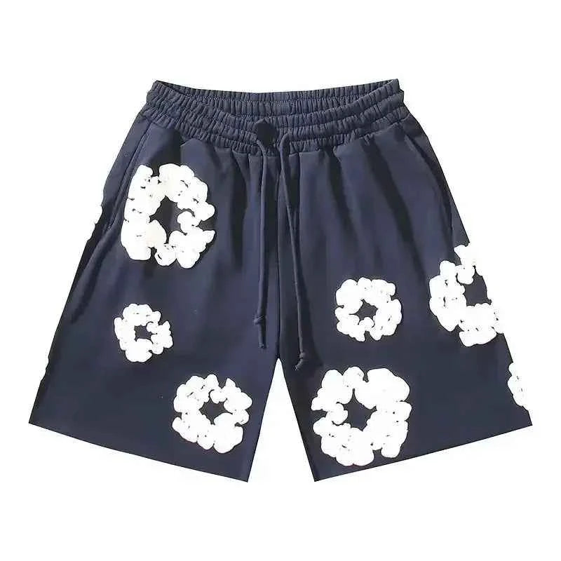 Emma | Unisex Floral Print Streetwear Shorts – Summer Casual Bottoms 7