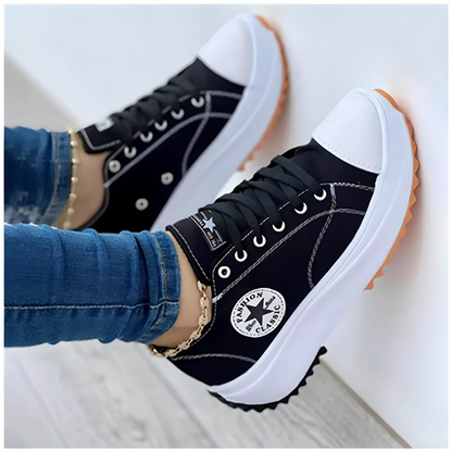 Emma | Women’s Orthopedic Sneakers for Plantar Fasciitis – Arch Support Canvas Walking Shoes 0