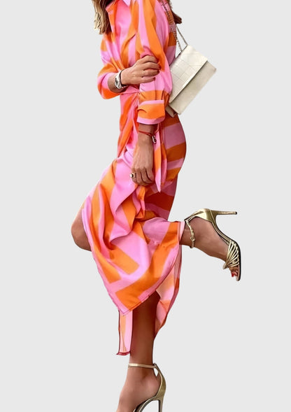 Everly | Chic Printed Wrap Dress for Any Occasion