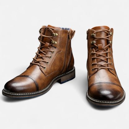 Men's Retro Inspired Boots Lightweight Casual Dress Shoes 4
