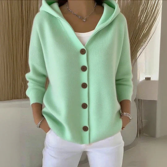 Women's Long Sleeve Cardigan Relaxed Fit Knit Jacket 3