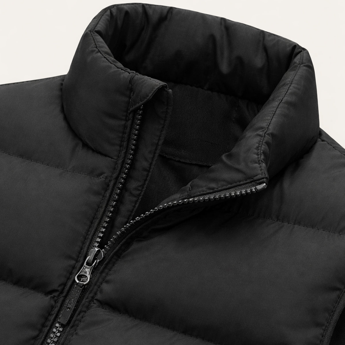 Men's Quilted Puffer Vest Slim Fit Zip Up Gilet Pockets 4
