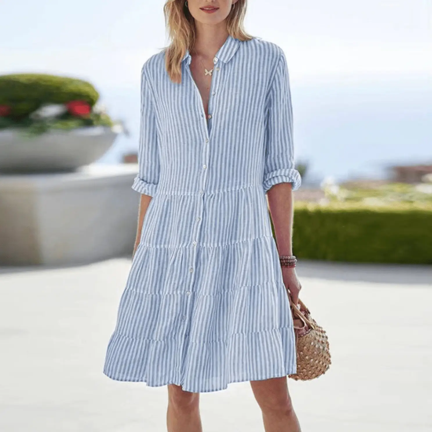 Flattering A-Line Summer Dress for Women – Effortless & Stylish Plus Size Options Available 0