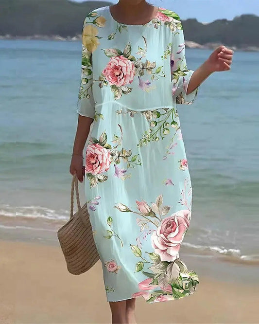 Floral Dress for Women – Elegant & Flattering Fit 0