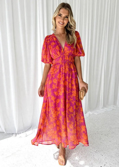 Floral Midi Dress for Women – Lightweight & Stylish for Summer 3