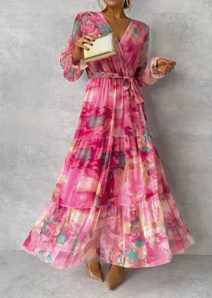 Floral Wrap Dress for Women – Lightweight & Elegant Summer Style 1