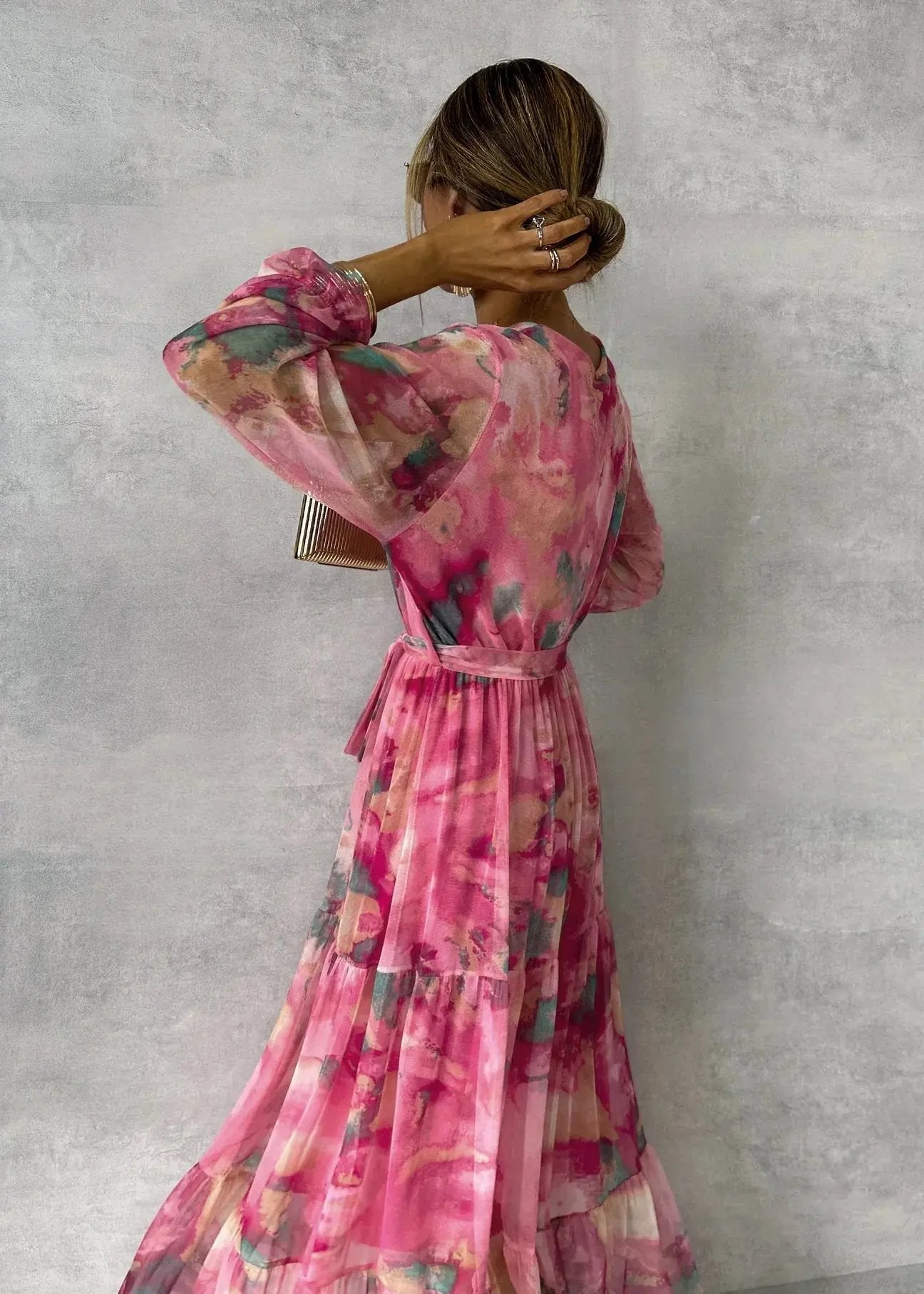 Floral Wrap Dress for Women – Lightweight & Elegant Summer Style 2