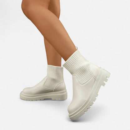 Women's Slip-On Ankle Boots Block Heel Booties Everyday 12