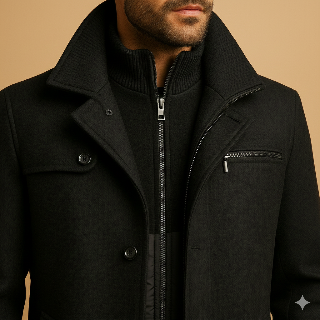Men's Waterproof Winter Jacket | Adjustable Cuffs & Warm 2