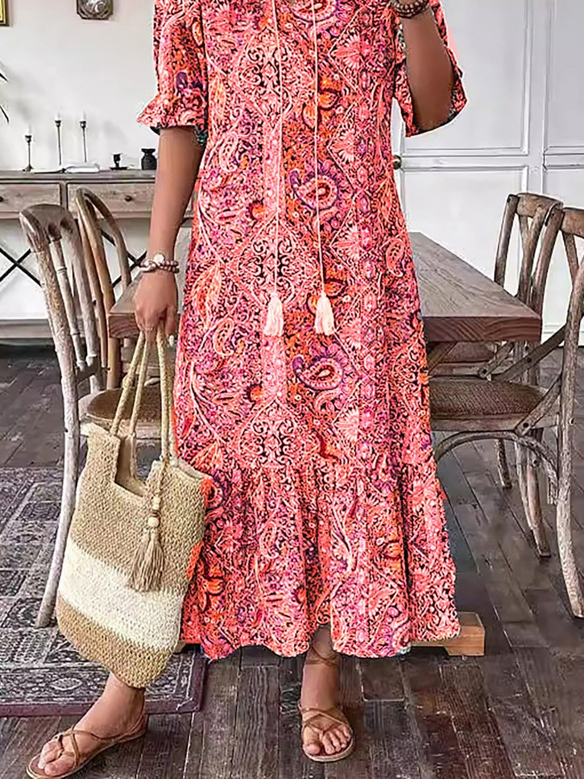 Gene | Boho Chic Maxi Dress for Any Occasion
