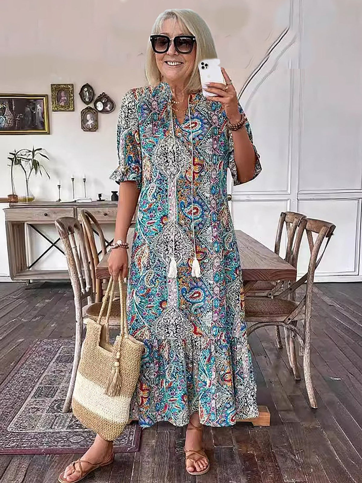 Gene | Boho Chic Maxi Dress for Any Occasion