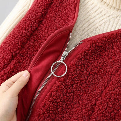 Men's V Neck Vest Warm Pockets Smooth Lining Gilet 2