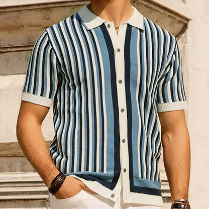 Gentleman's Stripe Premium Polo Shirt 0