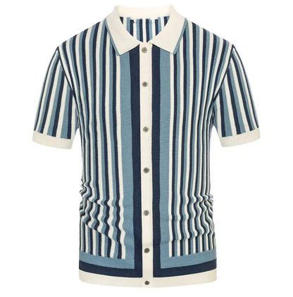 Gentleman's Stripe Premium Polo Shirt 4