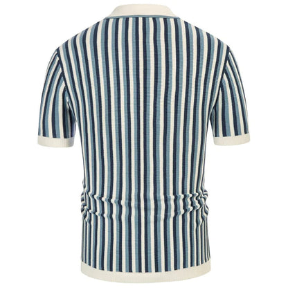 Gentleman's Stripe Premium Polo Shirt 5