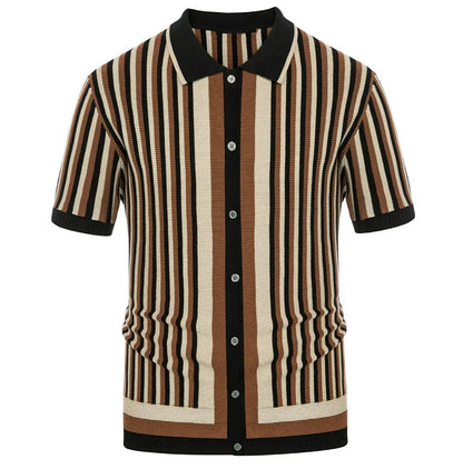 Gentleman's Stripe Premium Polo Shirt 6