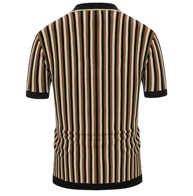 Gentleman's Stripe Premium Polo Shirt 7