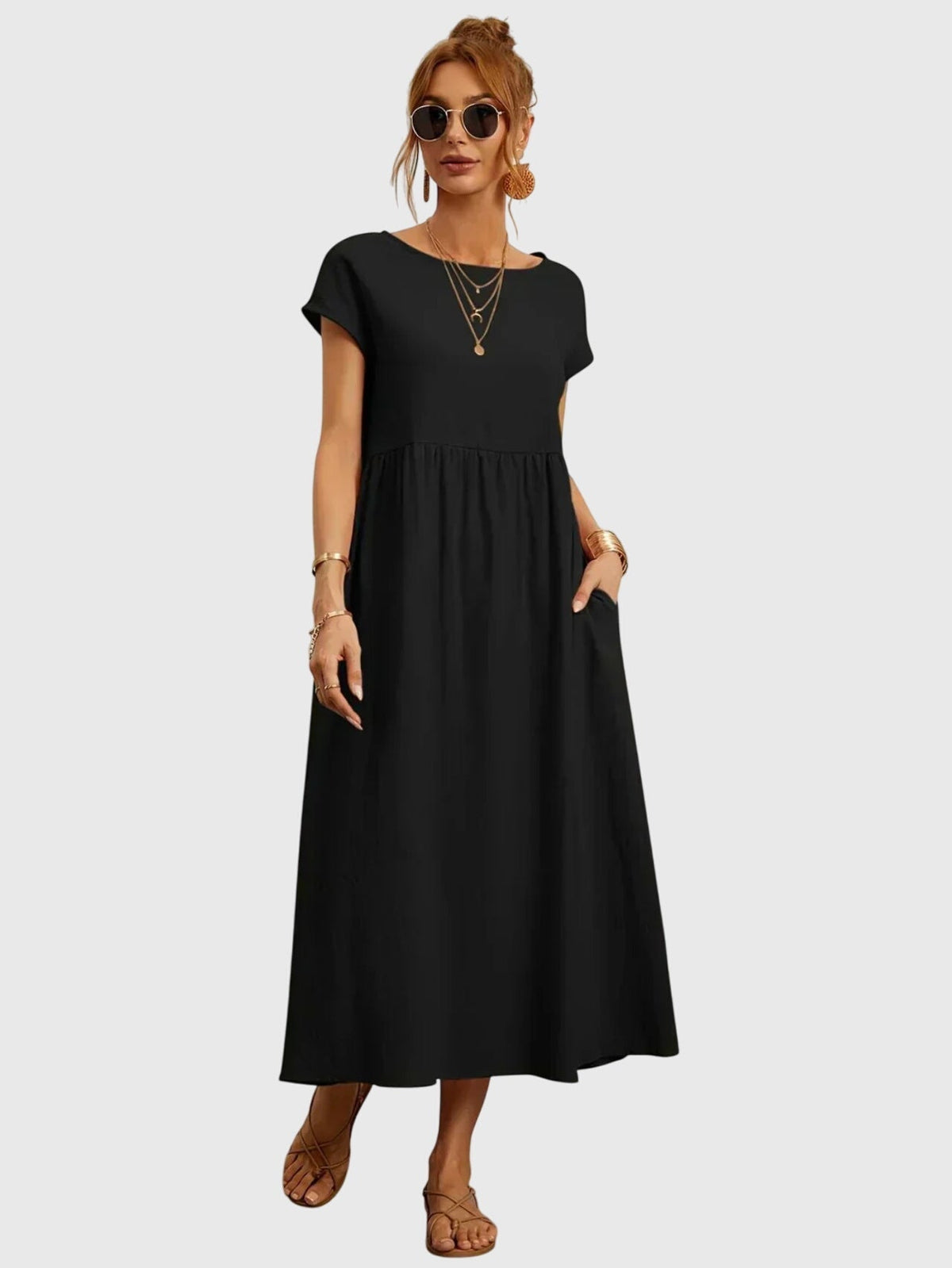Giselle - Chic Pocket Dress for Any Occasion